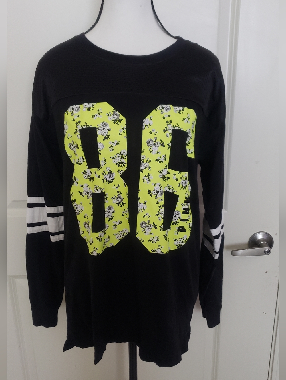 Pink Victoria's Secret 86 Floral Jersey